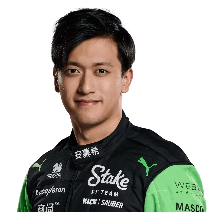 Zhou Guanyu Formula 1 Car Driver